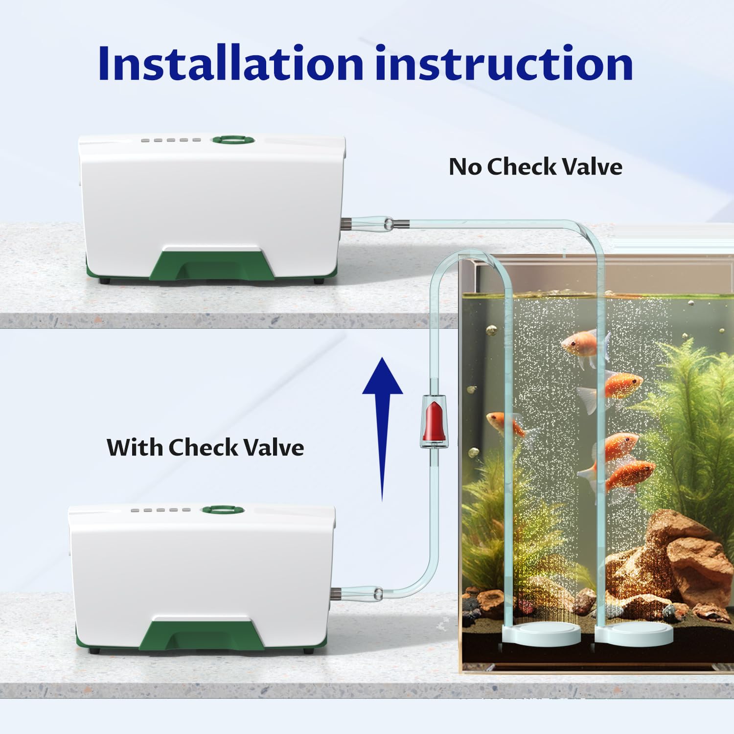 Ghosthorn bait aerator in action delivering bubbles for live bait