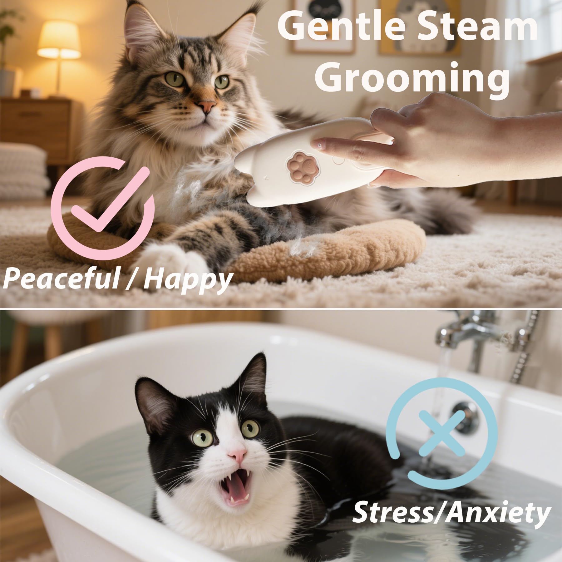 Ghyut premium ABS shell with silicone tip protects skin during grooming.