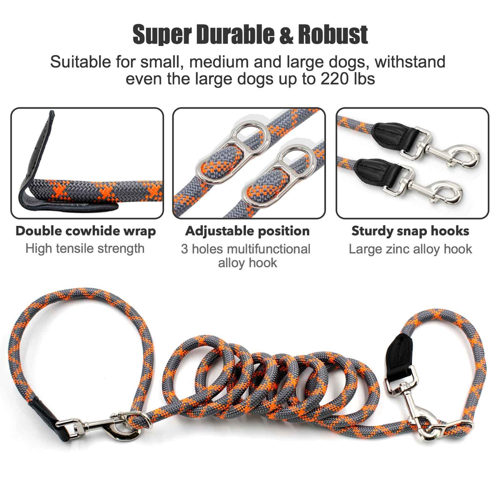 Gihunk hands free leash short and long settings offer flexible street and trail control