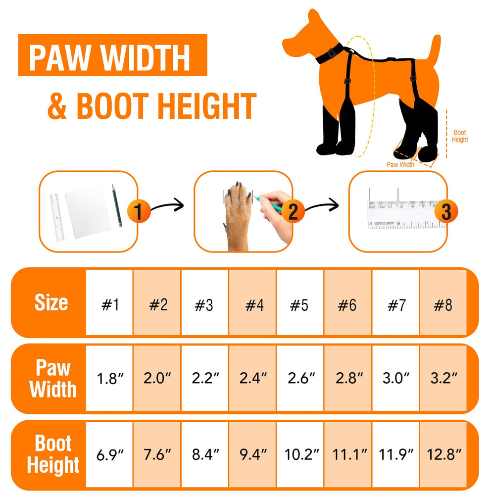 Giiyoe dog suspender boots suitable for outdoor winter walks on snow.