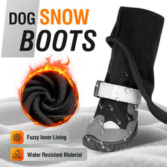 Giiyoe dog suspender boots silicone sole closeup highlighting non-slip traction.