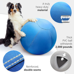 GILYX Herding Ball stitching detail highlights reinforced seams for long-lasting strength.