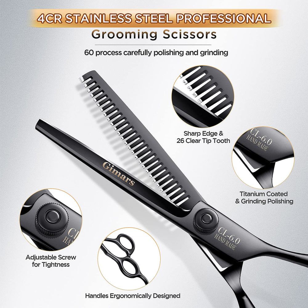 Gimars 4CR stainless steel construction with ceramic coating for rust resistance.