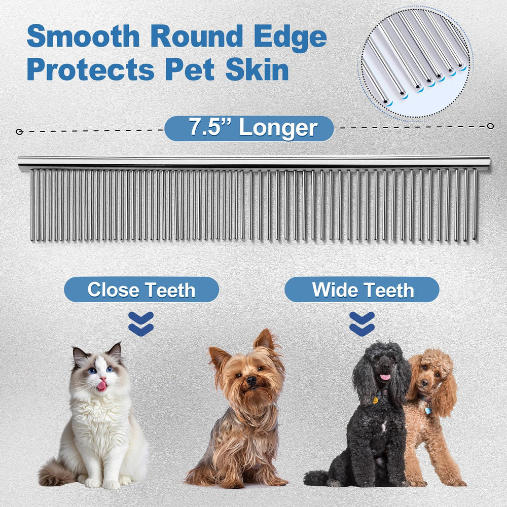 Gimars 6in-1 set stored in the included case for organized grooming