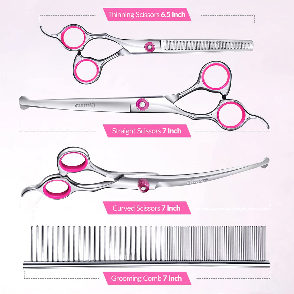 Gimars grooming comb assists detangling before trimming for cleaner results.