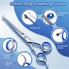 Gimars professional 5in1 grooming comb—detangling prep for trimming.