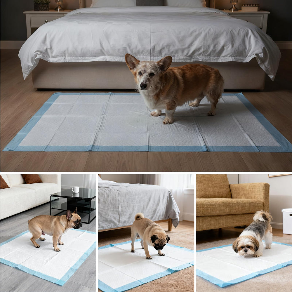 Gimars thicker-ultra-absorbent puppy pad 30-count value and convenience.