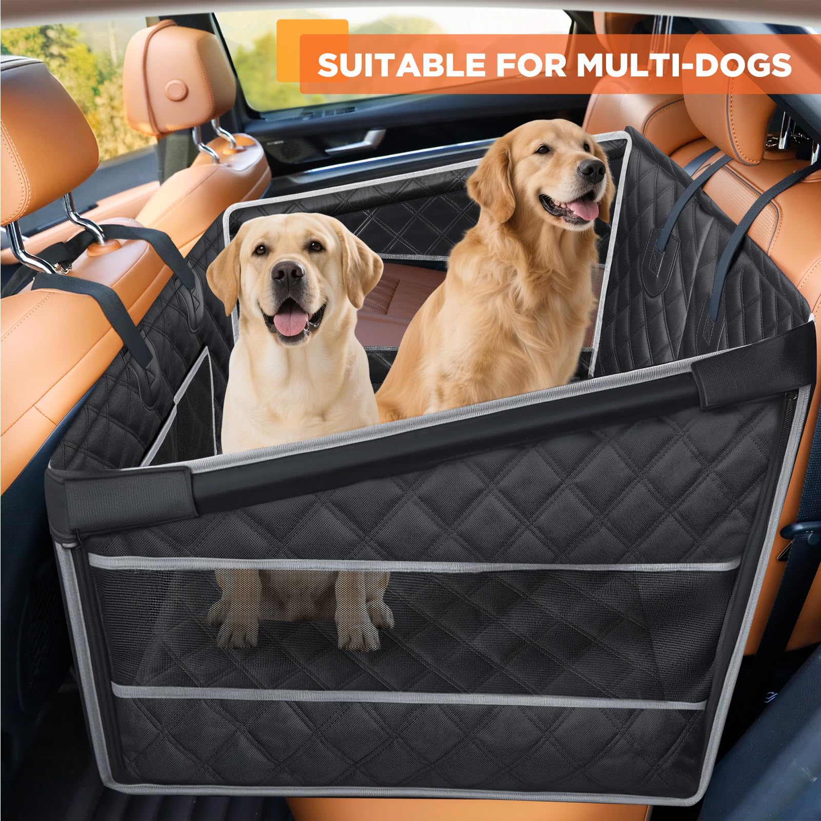 Gimars Upgrade dog car seat universal fit for most vehicles