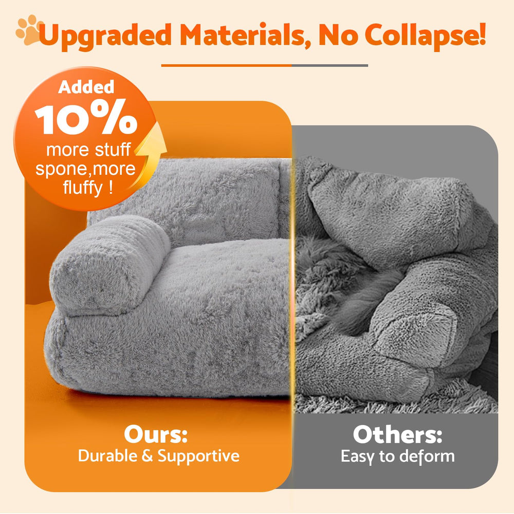 Gimars upgrade cat bed featuring orthopedic-like support for restful lounging.
