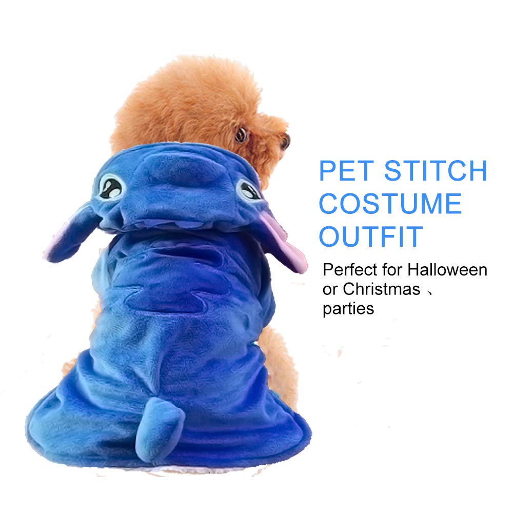 Gimilife dog hoodie back view reveals seamless comfort and festive styling.