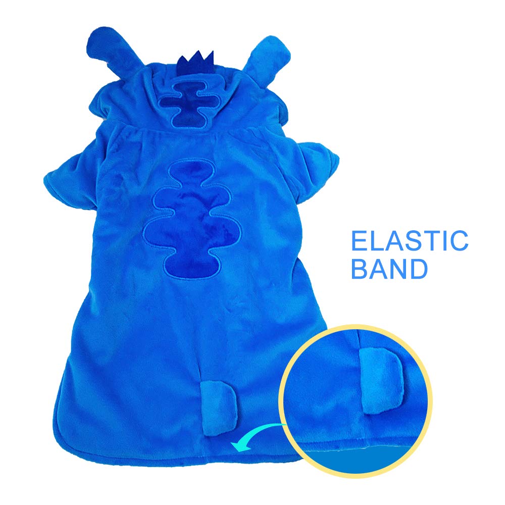Gimilife dog hoodie weather-ready close-up shows plush fleece lining
