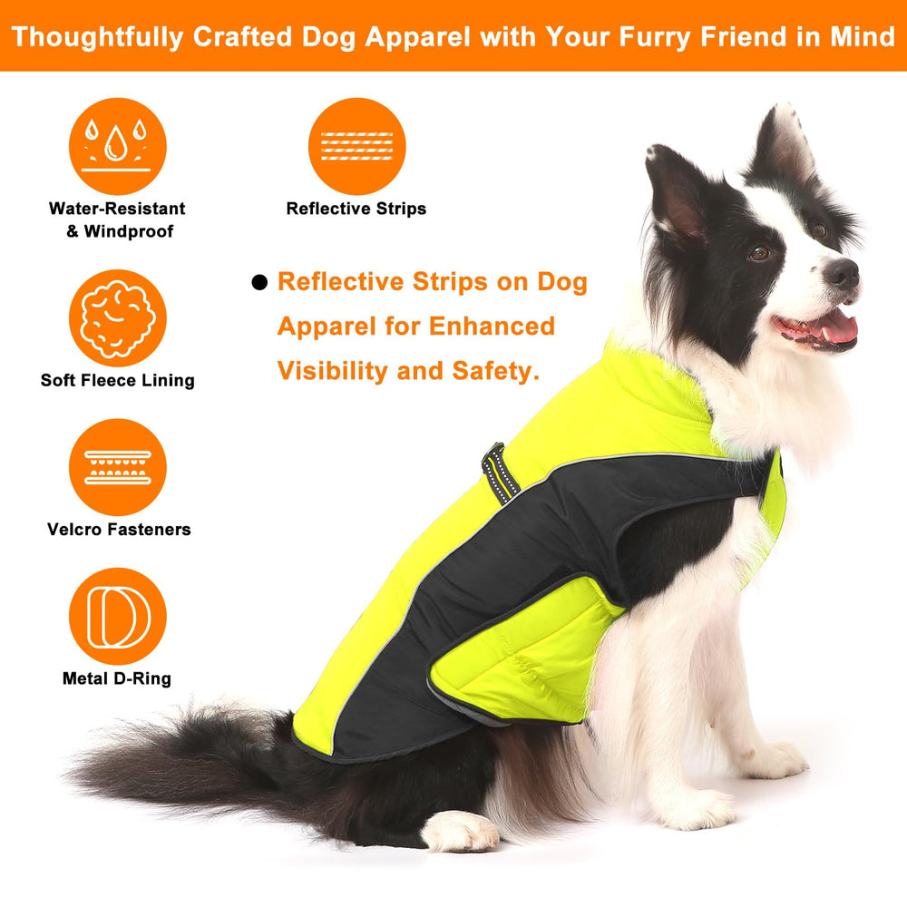 Gimilife winter coat side view shows adjustable fit for snug comfort.
