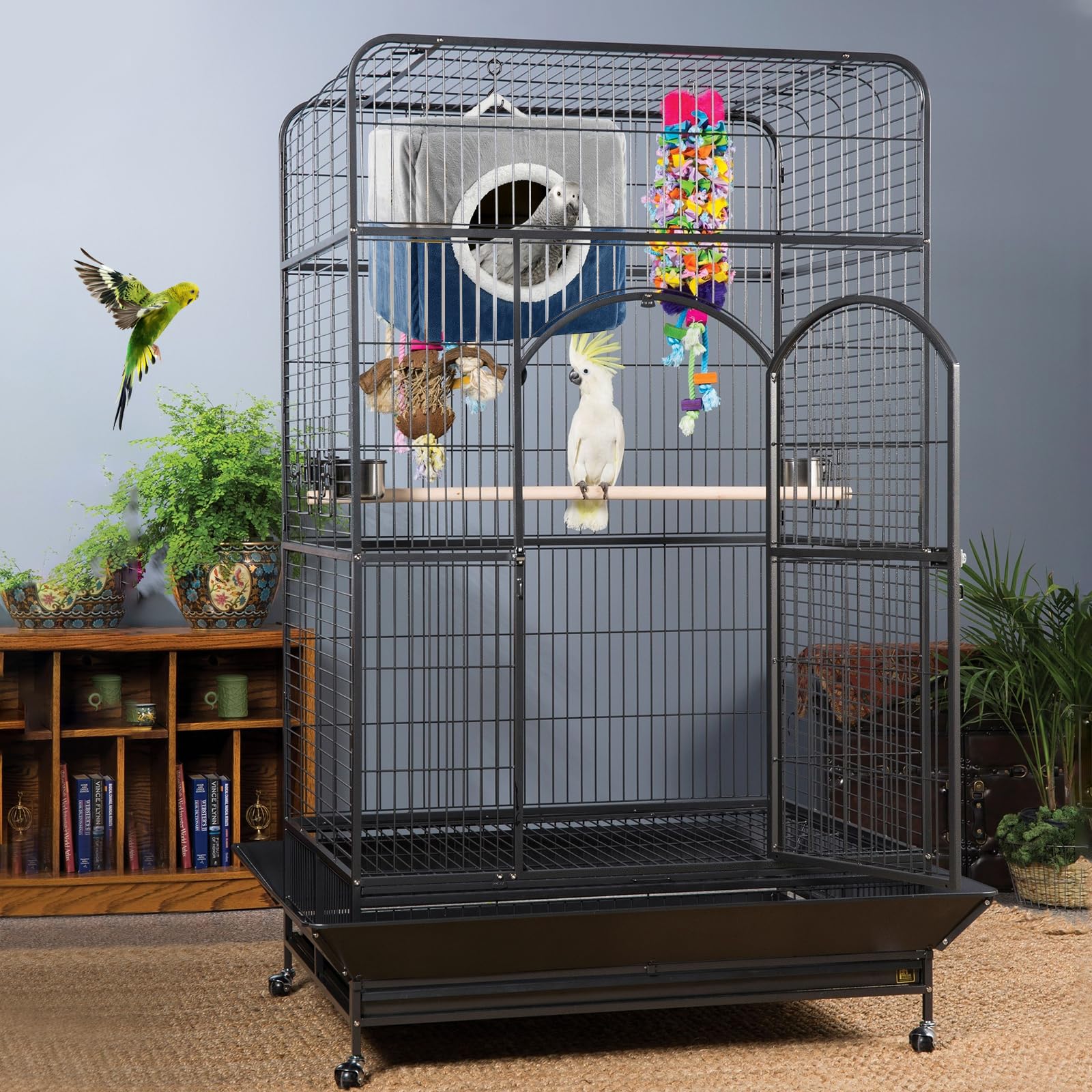GINDOOR bird nest suited for multi-pet habitats and shelters.