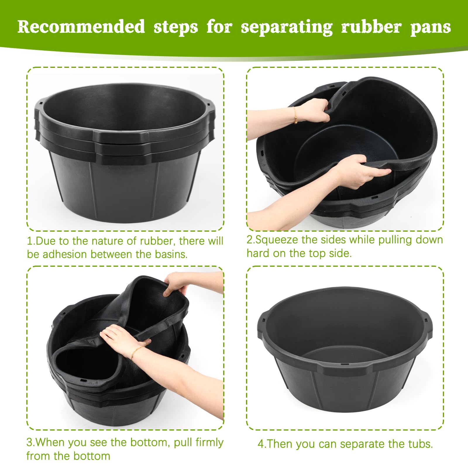 GINDOOR chicken dust bath tub—durable tub for poultry hygiene and dusting.