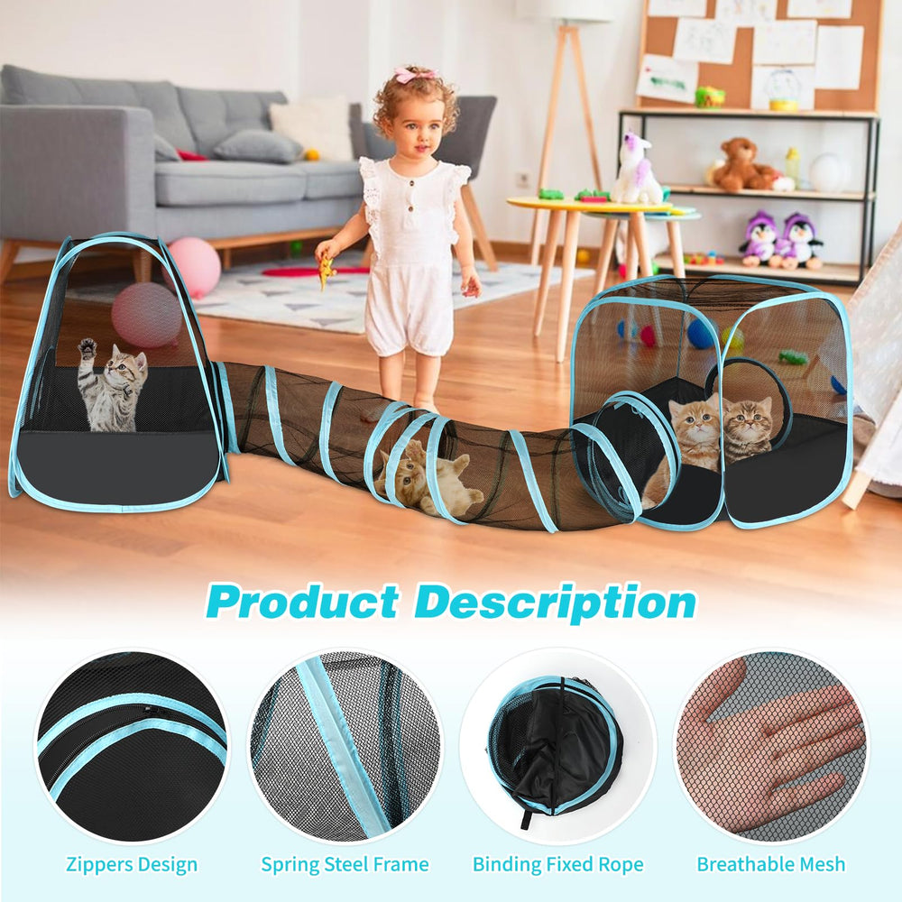 GINDOOR outdoor bunny enclosure emphasizes spacious space for running and exploration