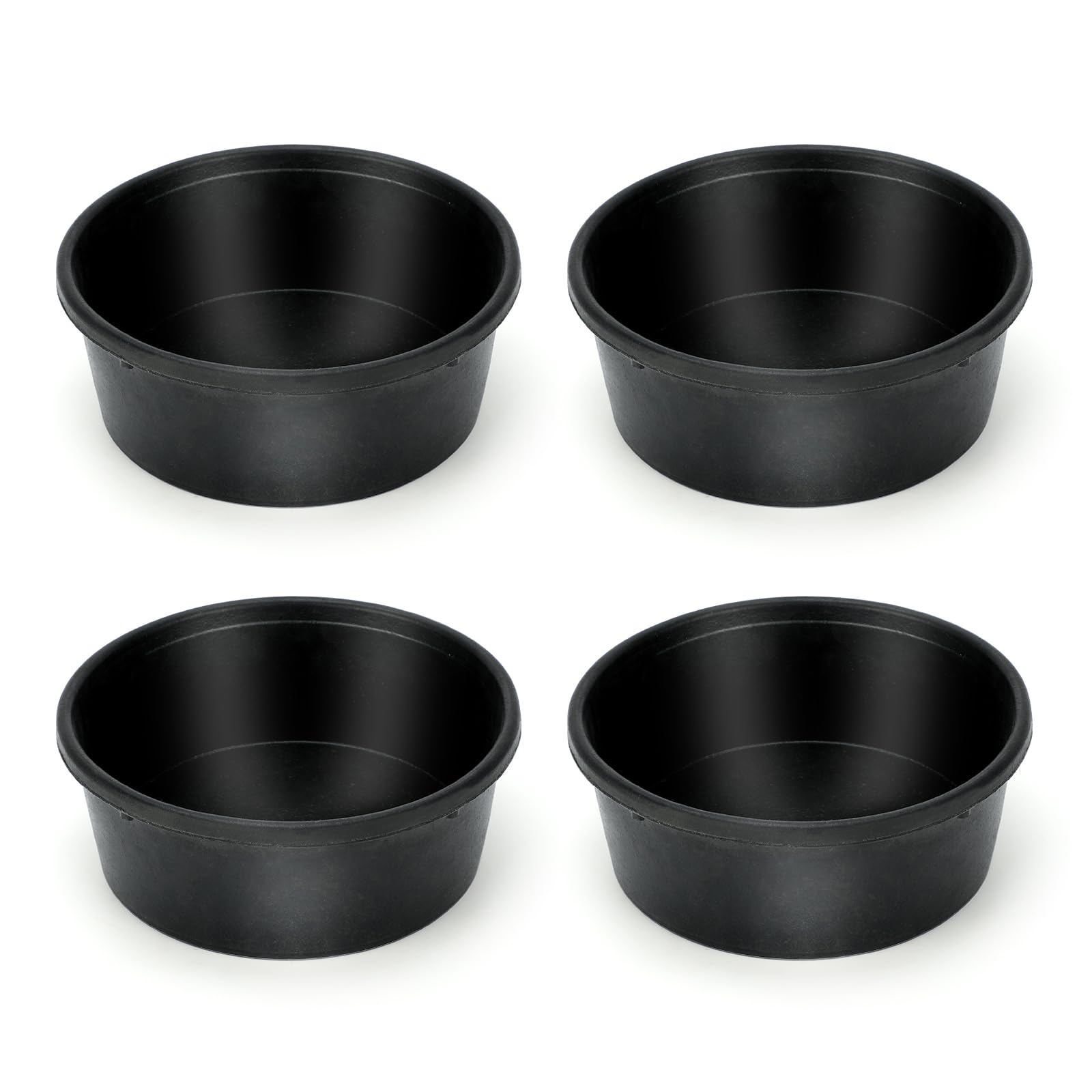 GINDOOR rubber feed pan durable design helps minimize spillages during meals.