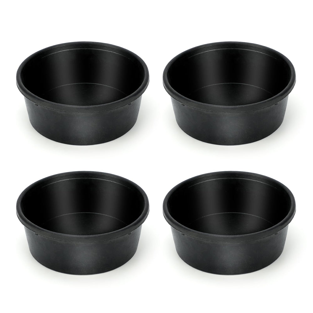 GINDOOR rubber feed pan durable design helps minimize spillages during meals.