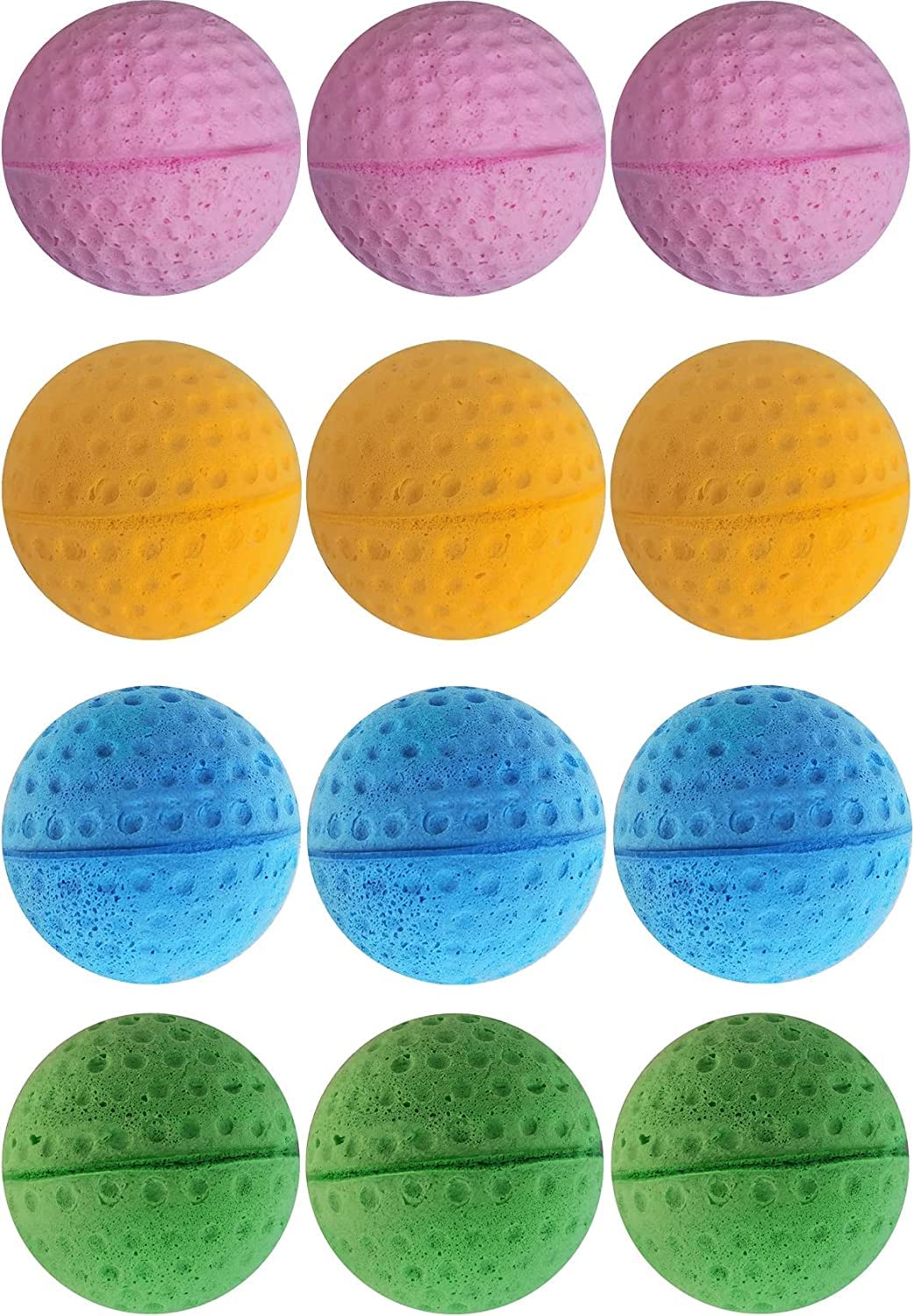GINFH Cat Foam Ball Toy closeup of soft foam highlights safe, lightweight design.