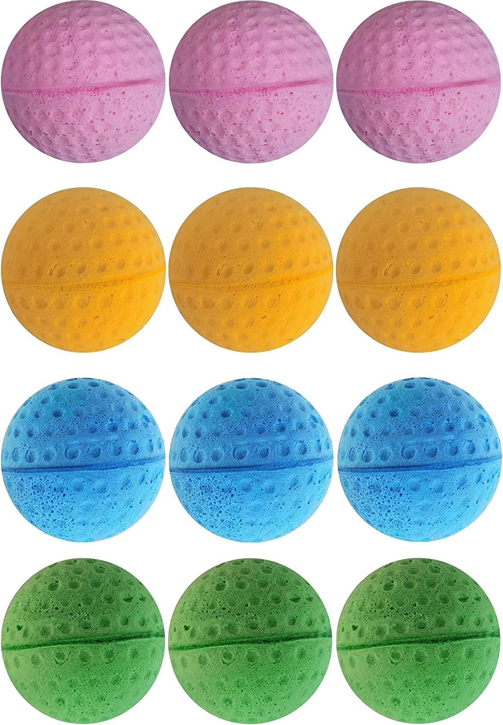 GINFH Cat Foam Ball Toy closeup of soft foam highlights safe, lightweight design.