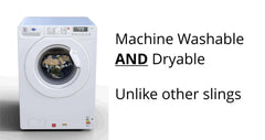 GingerLead durable machine-washable design keeps the sling clean