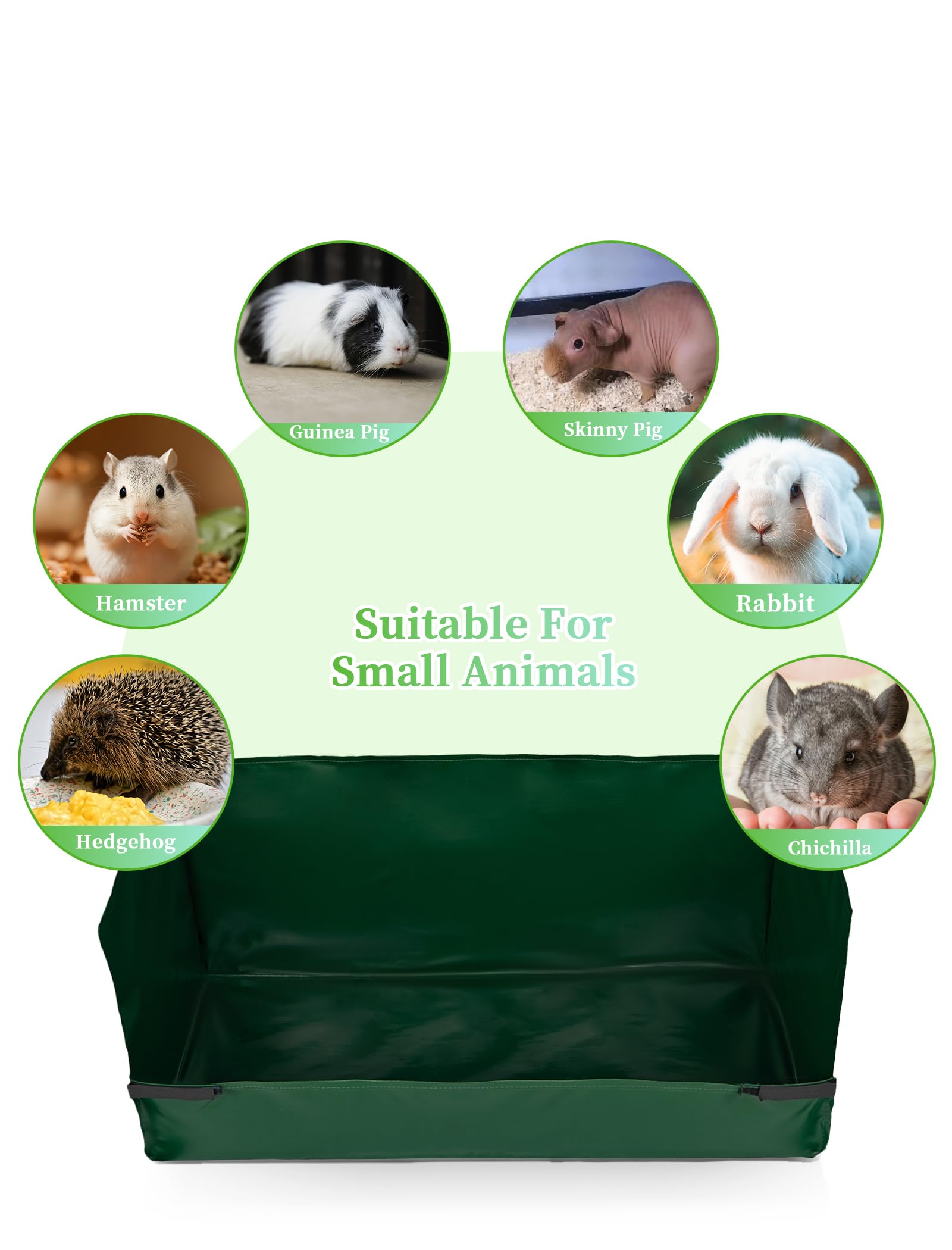 GINIDEAR multi-pet compatibility supports guinea pigs rabbits hamsters