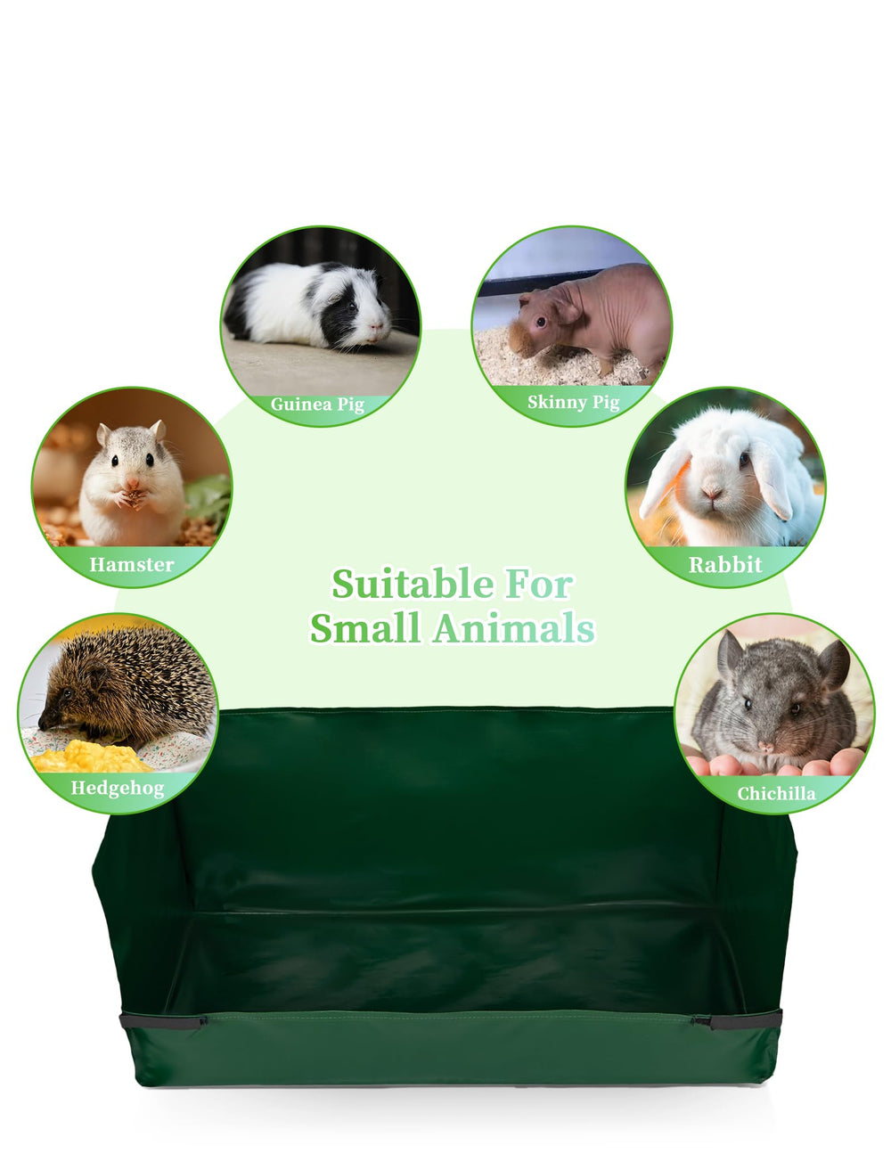 GINIDEAR multi-pet compatibility supports guinea pigs rabbits hamsters