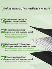 GINIDEAR Guinea Pig Cage Liner waterproof material prevents leaks and mess.