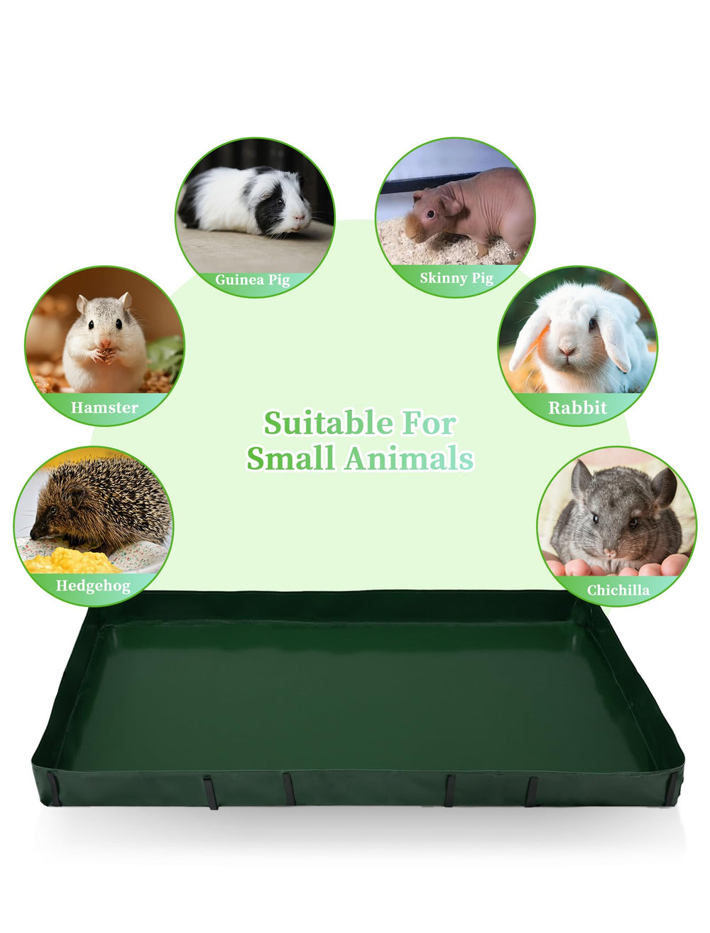 GINIDEAR reusable-bottom liner for small animals supports long-term savings.