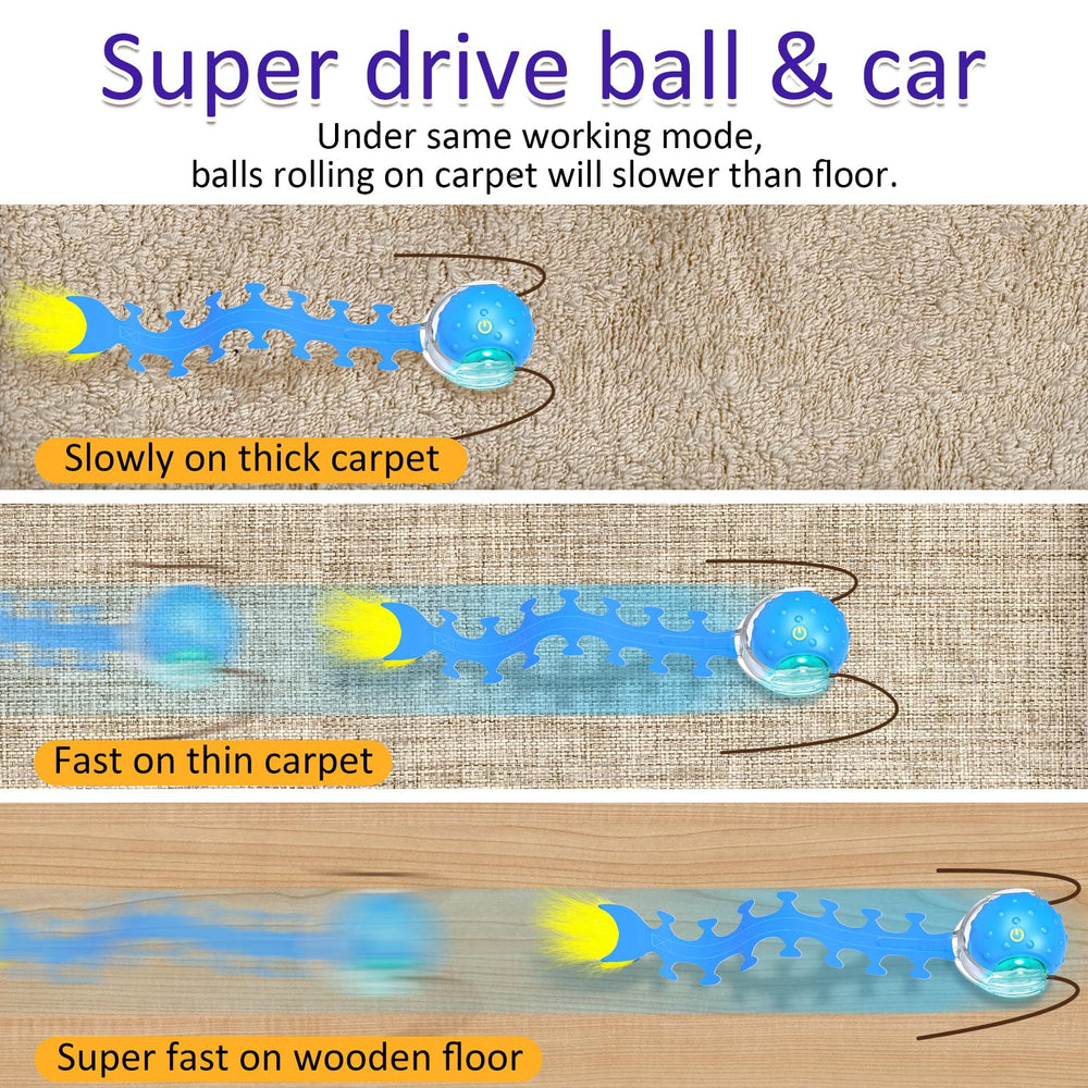 giociv cat toy ball chirping feature closeup highlights bird sounds attracting cats