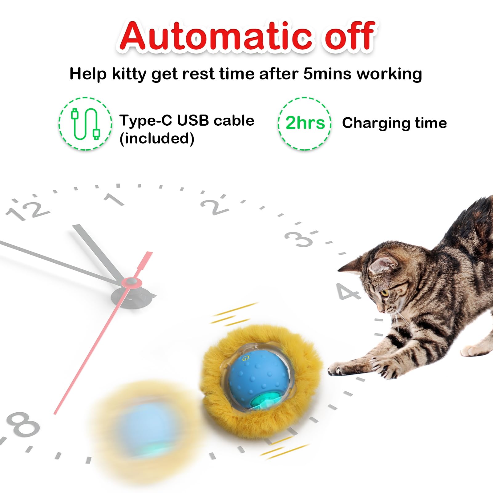 Giociv Interactive Cat Ball DIY play garden for high energy cats