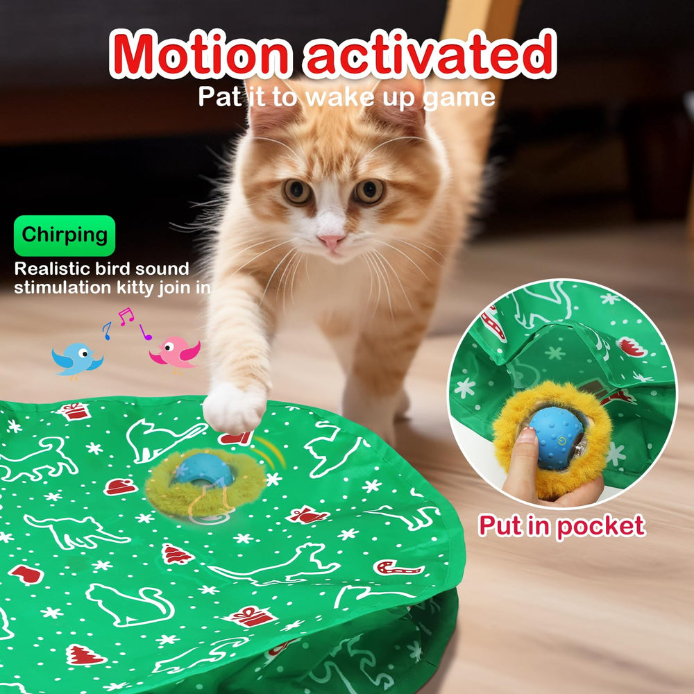 Giociv Interactive Cat Ball motion activation engages cats when touched