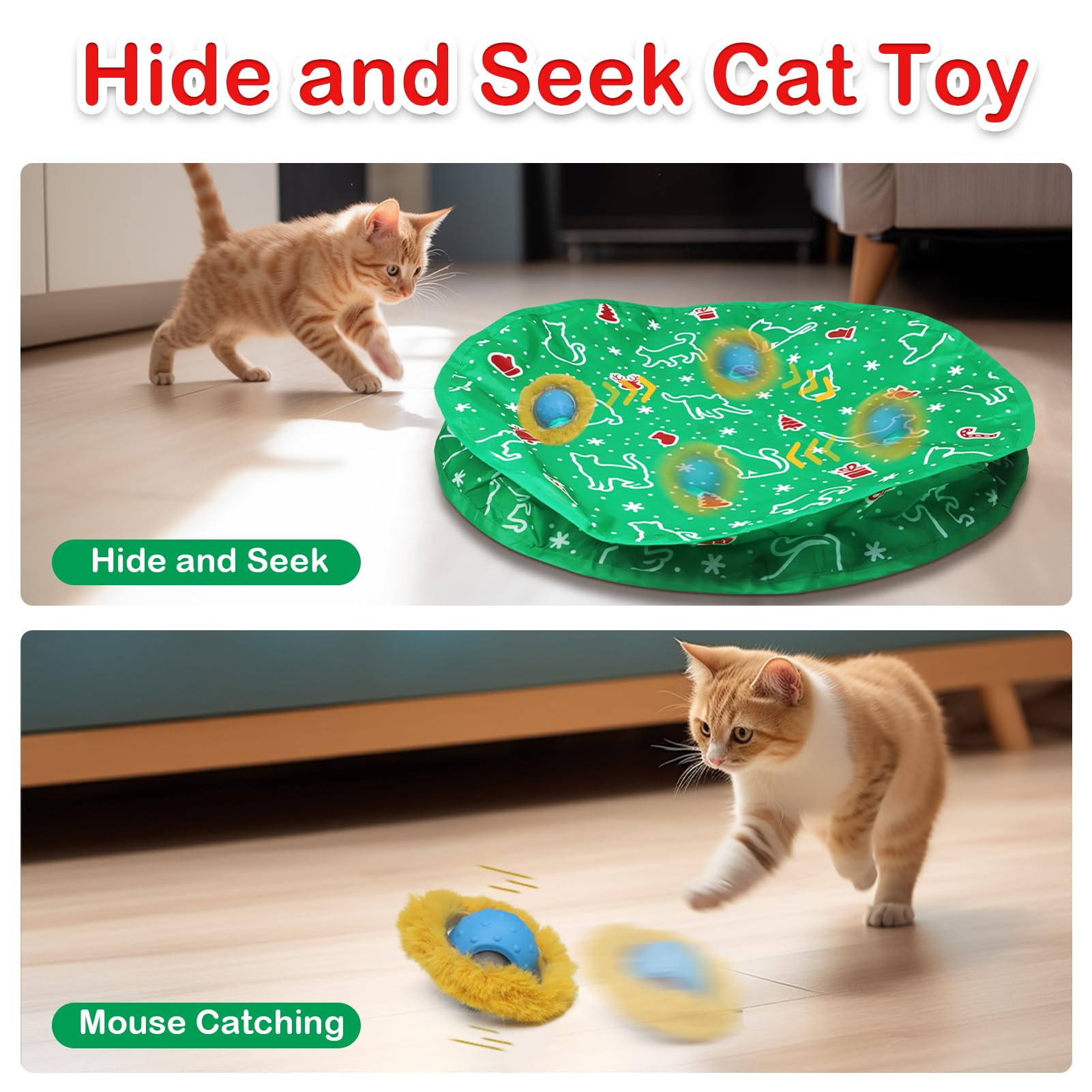 Giociv Interactive Cat Ball paw pat interaction keeps cats engaged