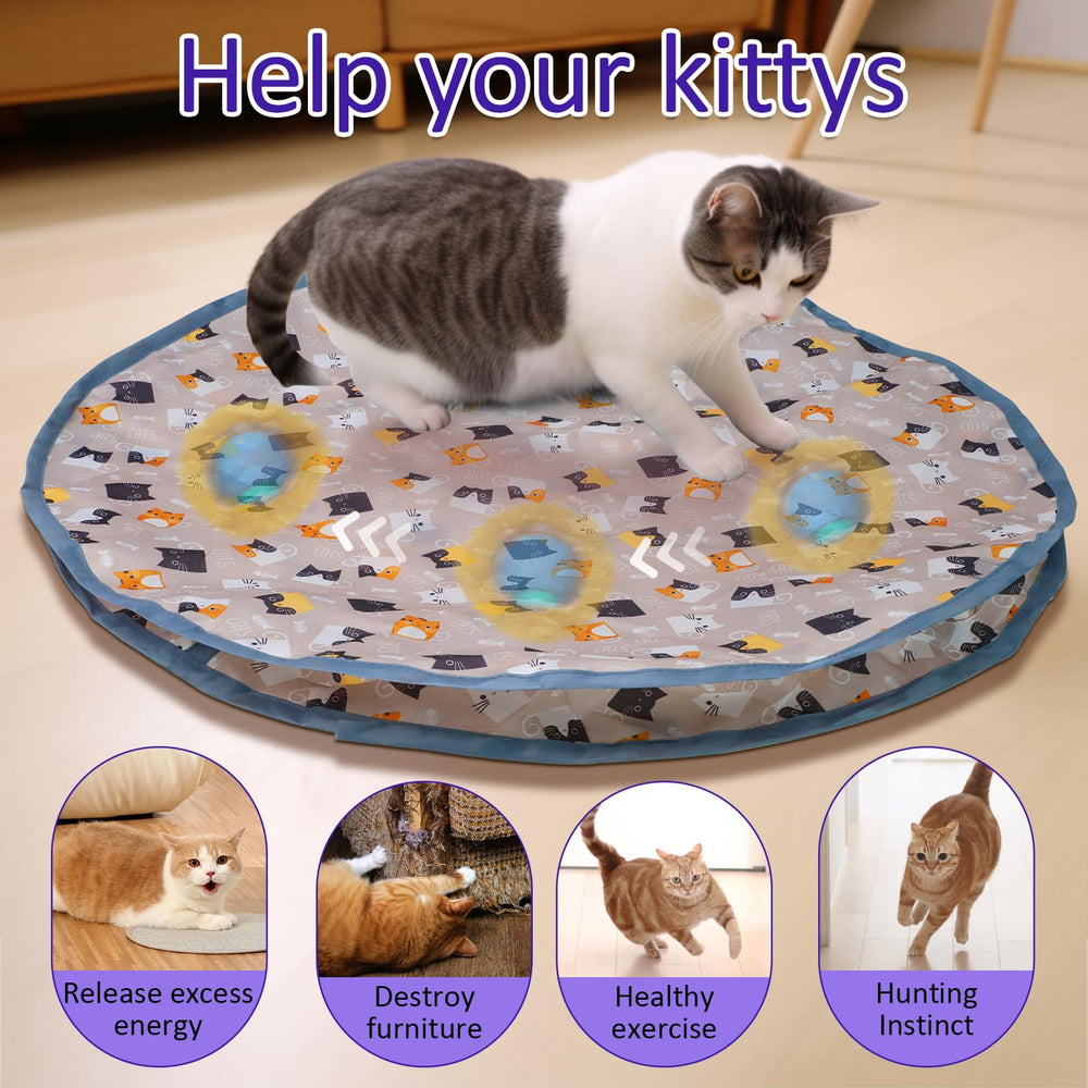Giociv interactive cat toy ball provides durable indoor entertainment