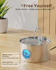 GIOTOHUN 4-stage filtration system closeup ensures fresher water