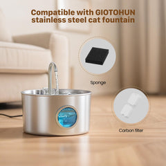 GIOTOHUN carbon filters close-up for cleaner tasting water