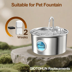 GIOTOHUN carbon filters highlighted for effective impurity removal and better-tasting water.