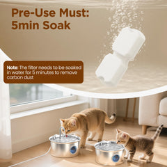 GIOTOHUN foam sponge filters promise thorough filtration and hair capture.