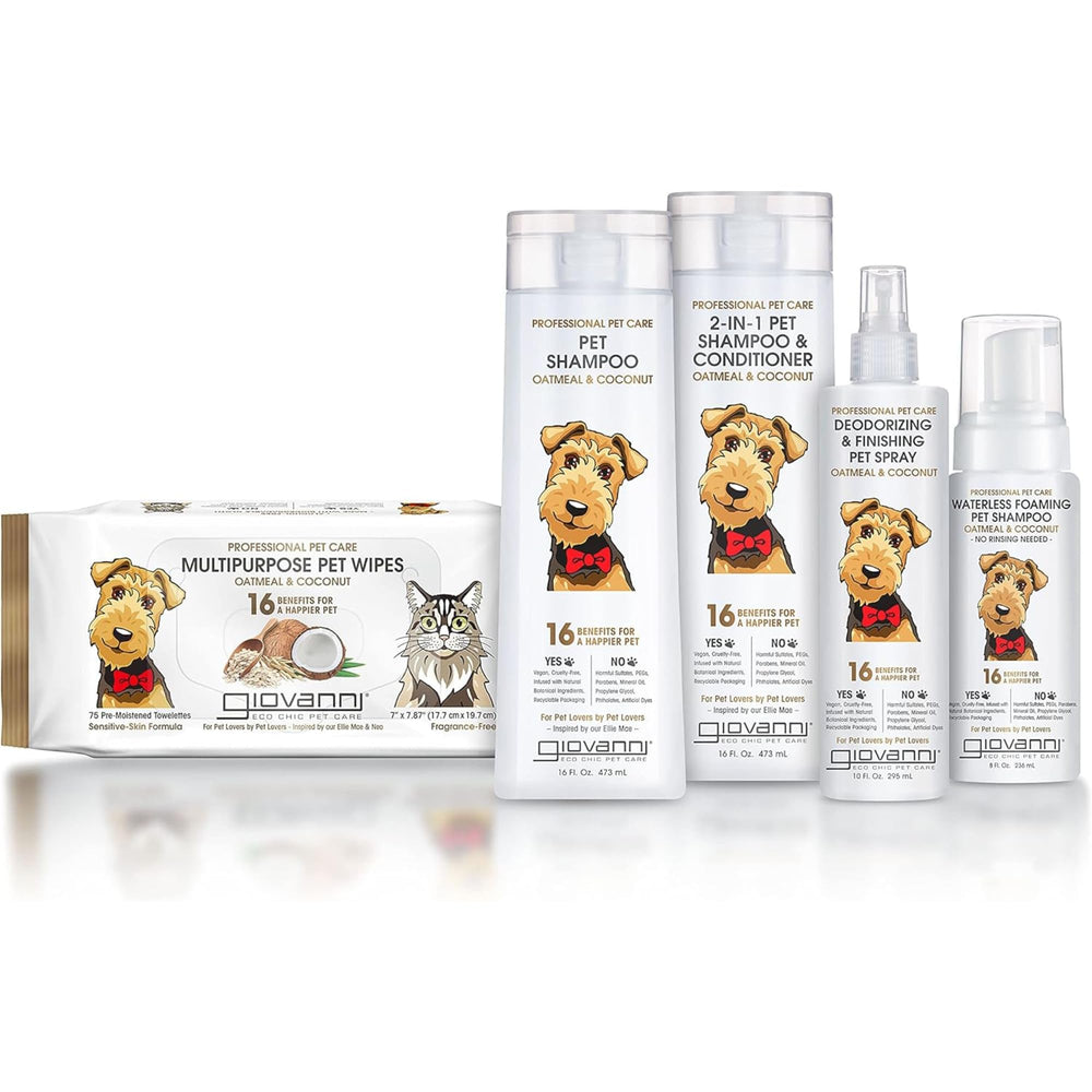 GIOVANNI Professional 2-in-1 bottle highlighting aloe for dry spots.