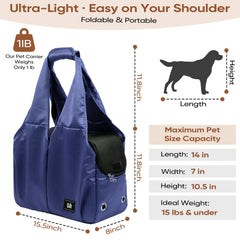 Gisaryc dog purse carrier side ventilation highlights breathable design for travel