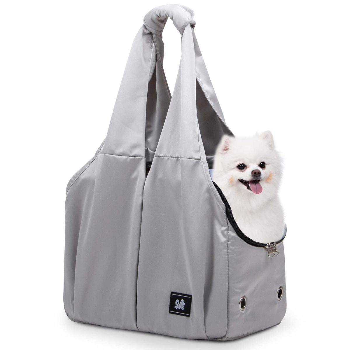 Gisaryc Dog Purse Carrier front view, lightweight travel companion for small pets up to 15 lbs