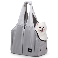 Gisaryc Dog Purse Carrier front view, lightweight travel companion for small pets up to 15 lbs