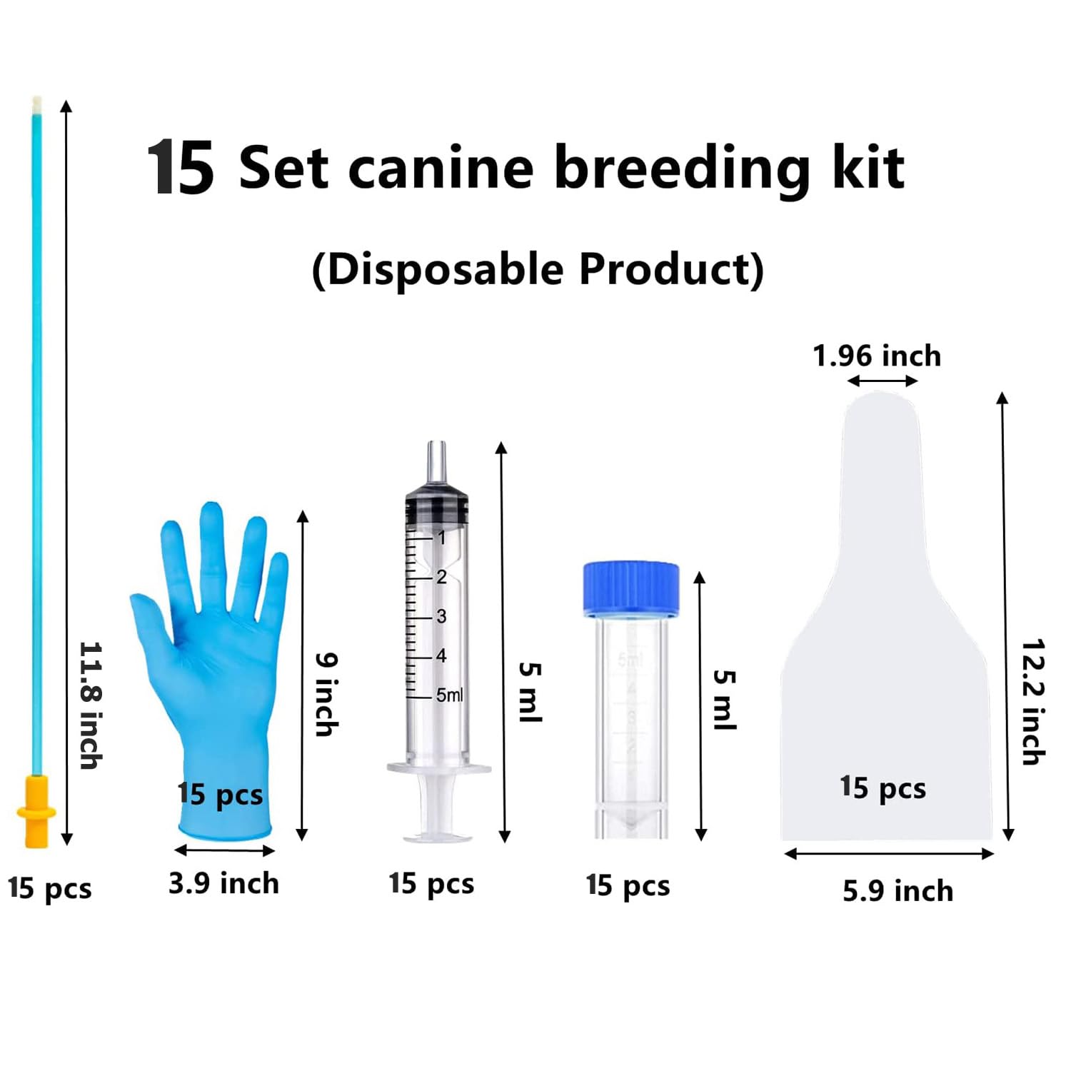 GISUREM AI dog breeding catheter highlights durable 360-degree bend for most dogs.