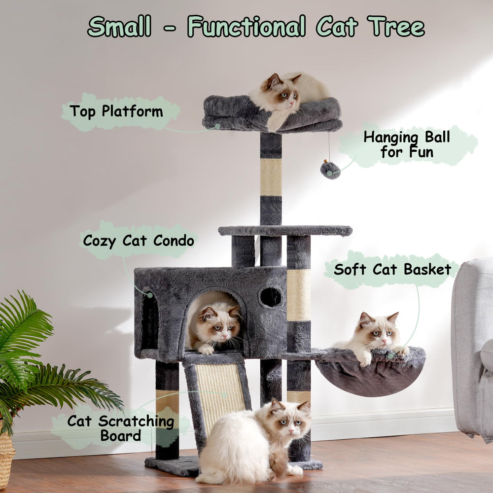 Gitelsnour Cat Tree 41.3 scratching posts for claw care and furniture protection