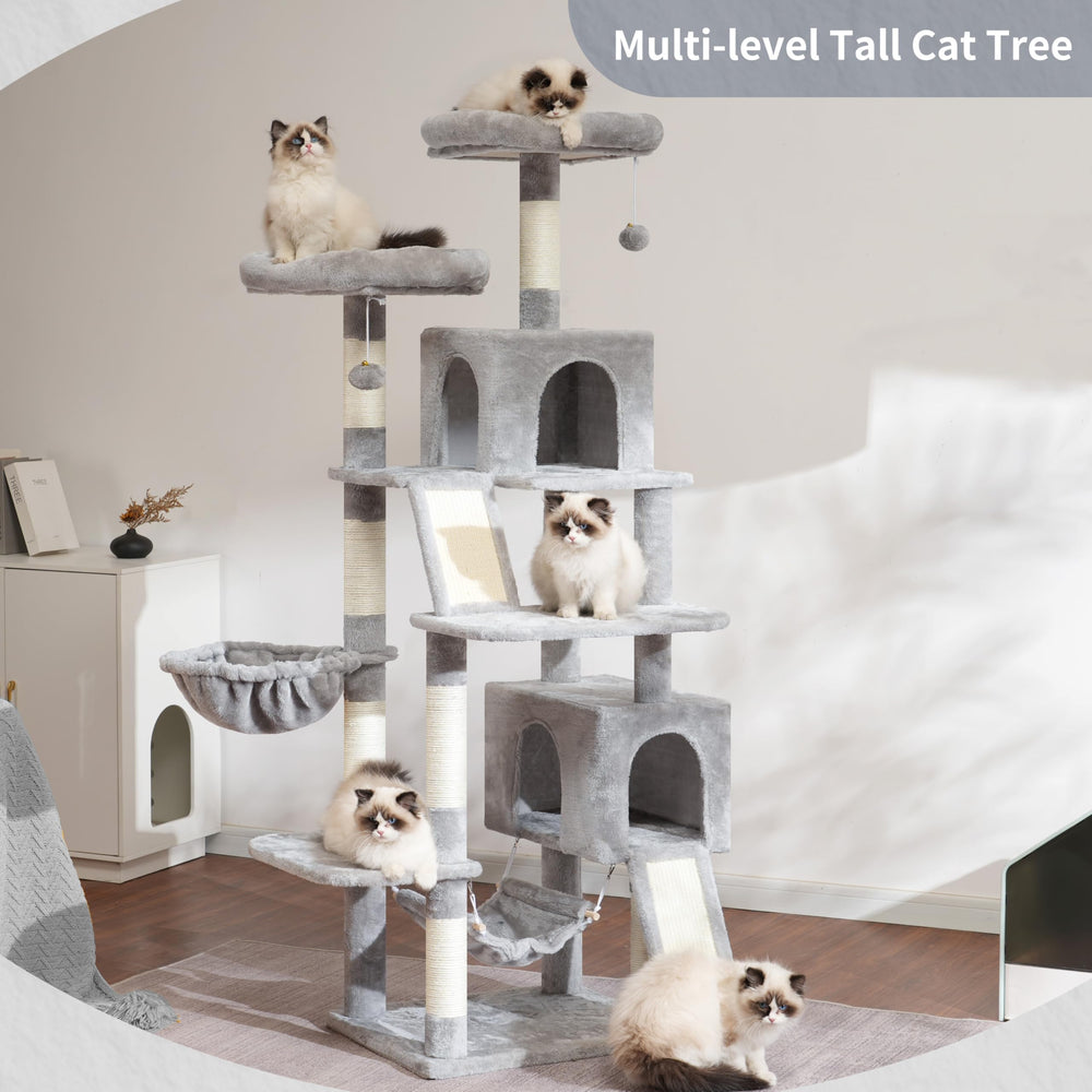 Gitelsnour cat tree 71in scratching posts encourage natural scratching