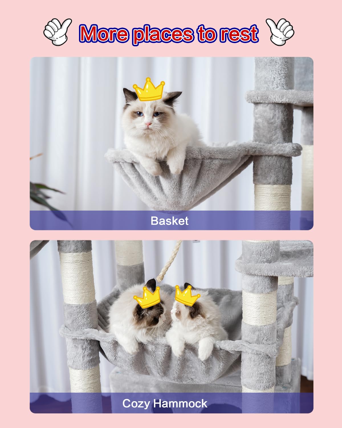 Gitelsnour hammock and baskets welcome cozy naps in secure spaces