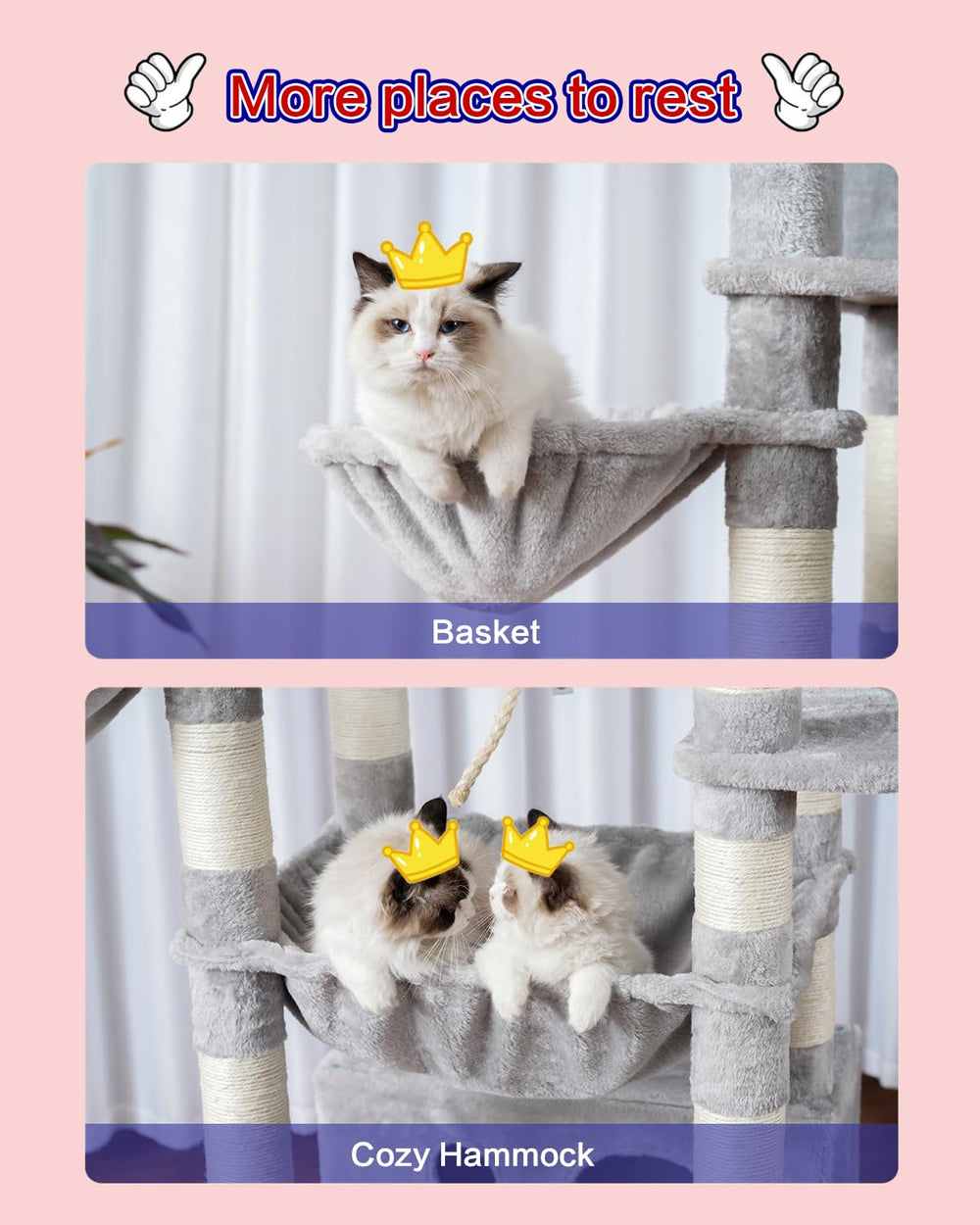 Gitelsnour hammock and baskets welcome cozy naps in secure spaces