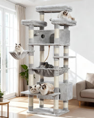 Gitelsnour cat tree top perches offer elevated lounging for curious indoor cats