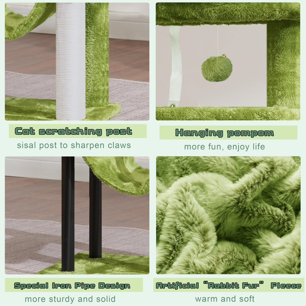 Gitelsnour cat tree anti-tip strap enhances stability for confident climbs.