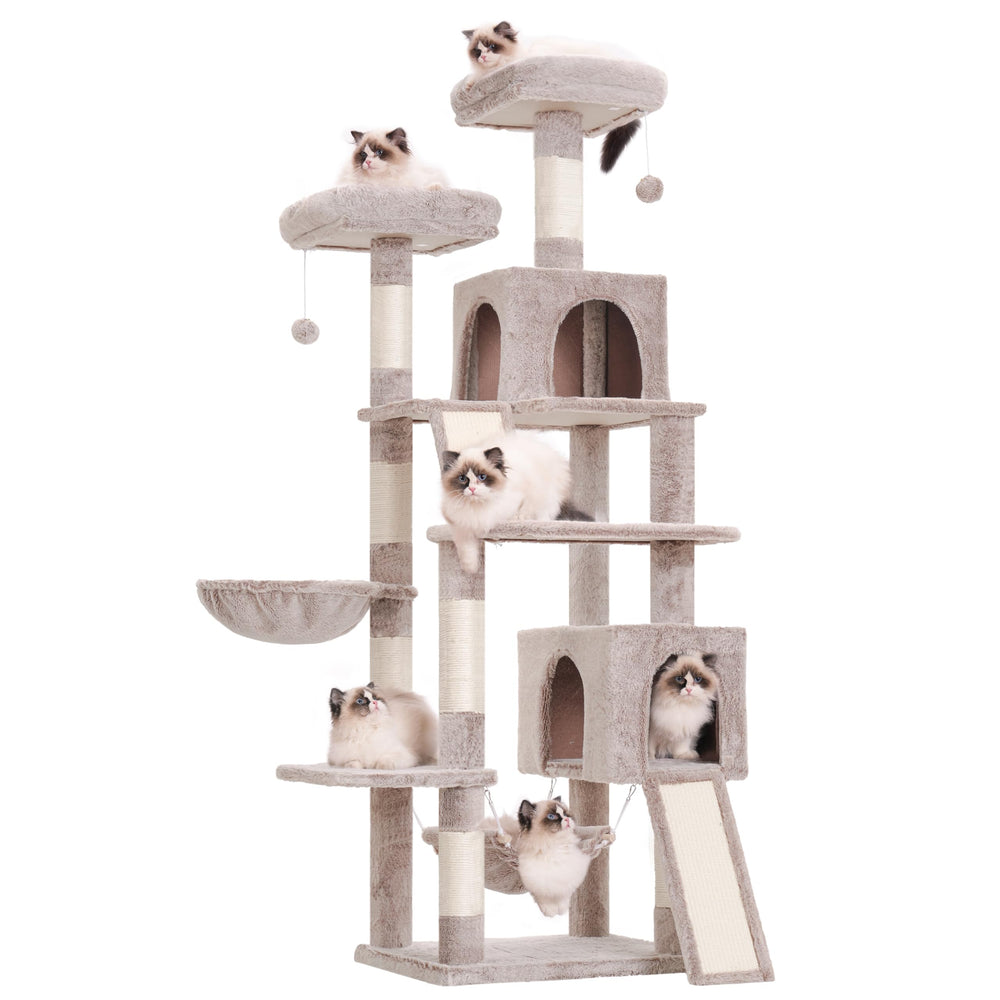 Gitelsnour cat tree full assembly shows complete play space