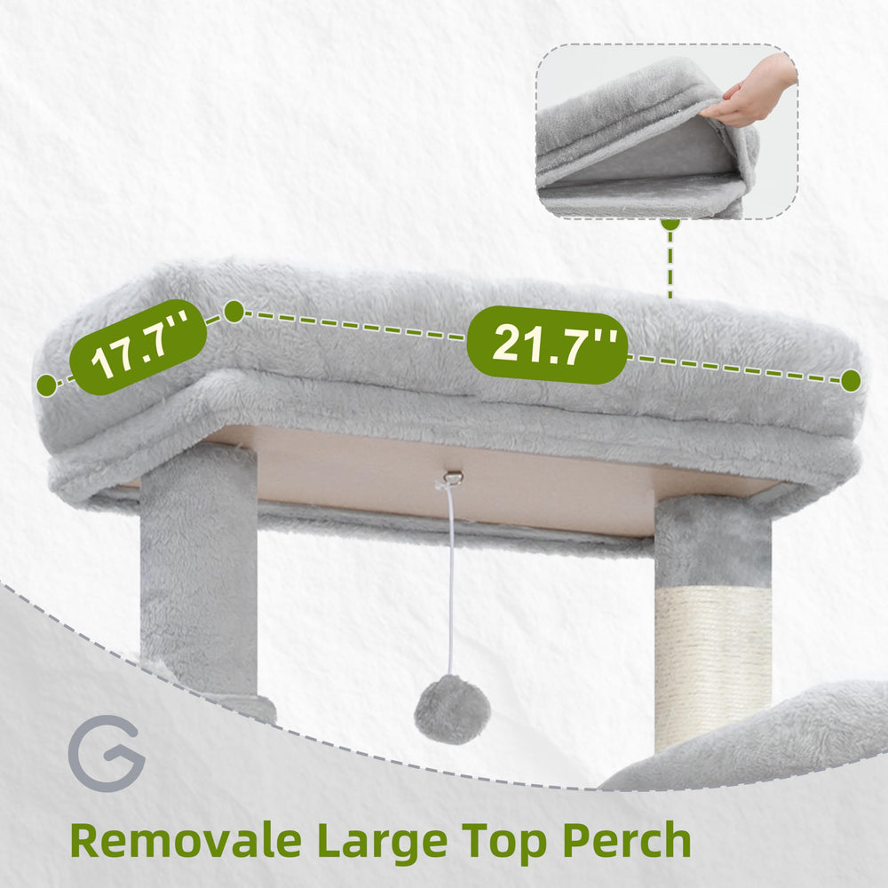 Gitelsnour cat tree hammock for lounging and playtime.